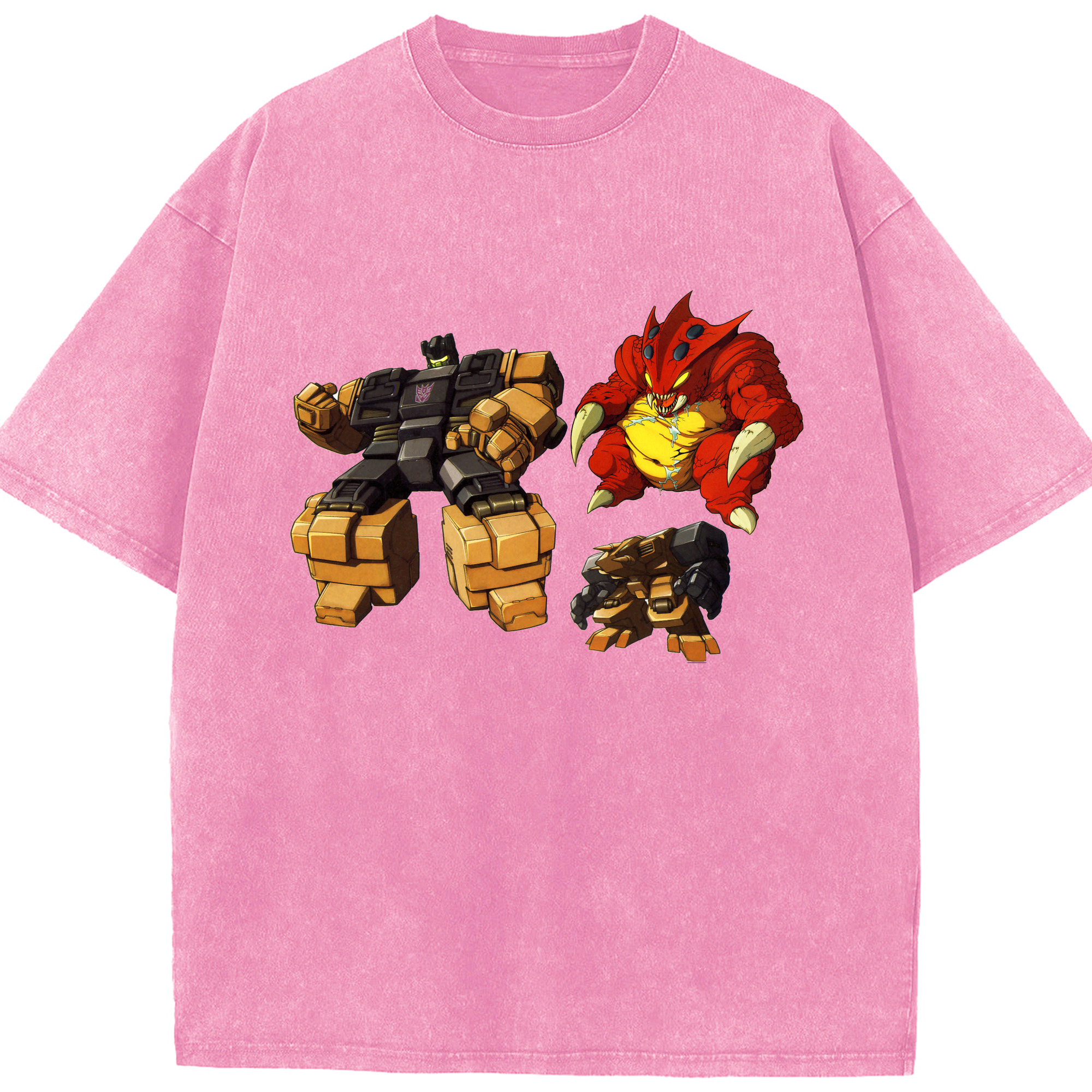 （画像用）  綿100% ヴィンテージ風 半袖Tシャツ（フロントプリント）